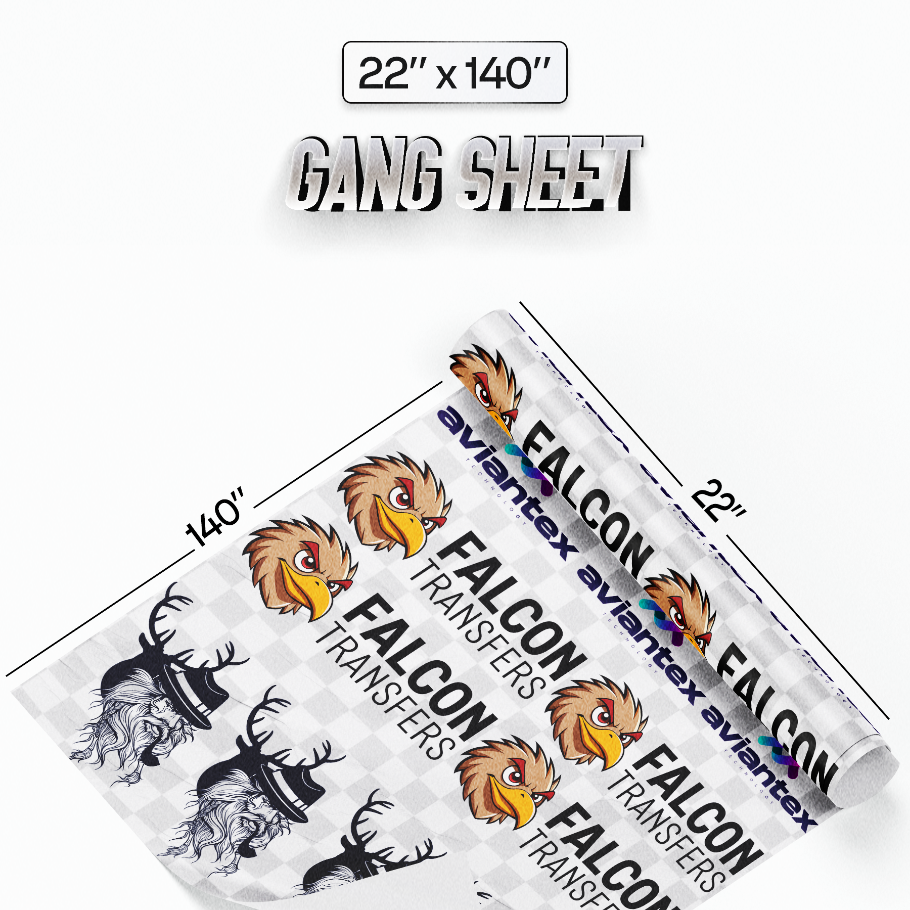 DTF Heat Transfers - Upload Your DTF Sheet