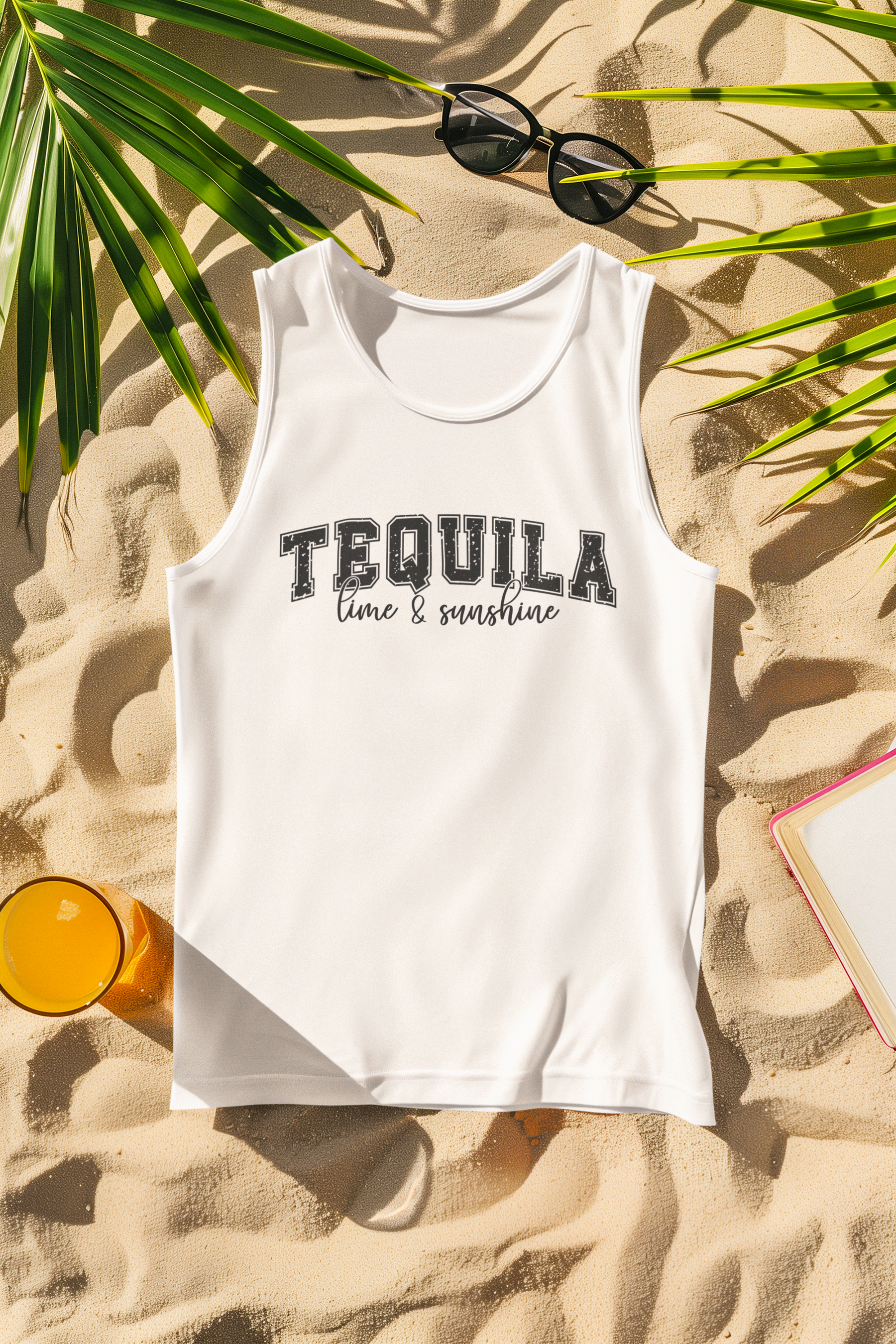 🍋 Tequila Lime Sunshine DTF Transfer FT250