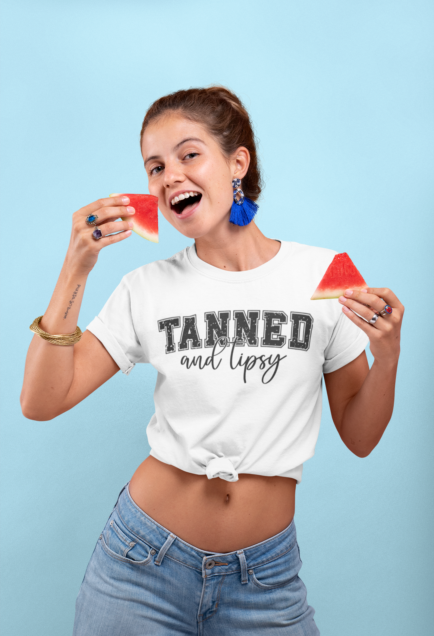 💋 Tanned & Lipsy DTF Transfer FT244