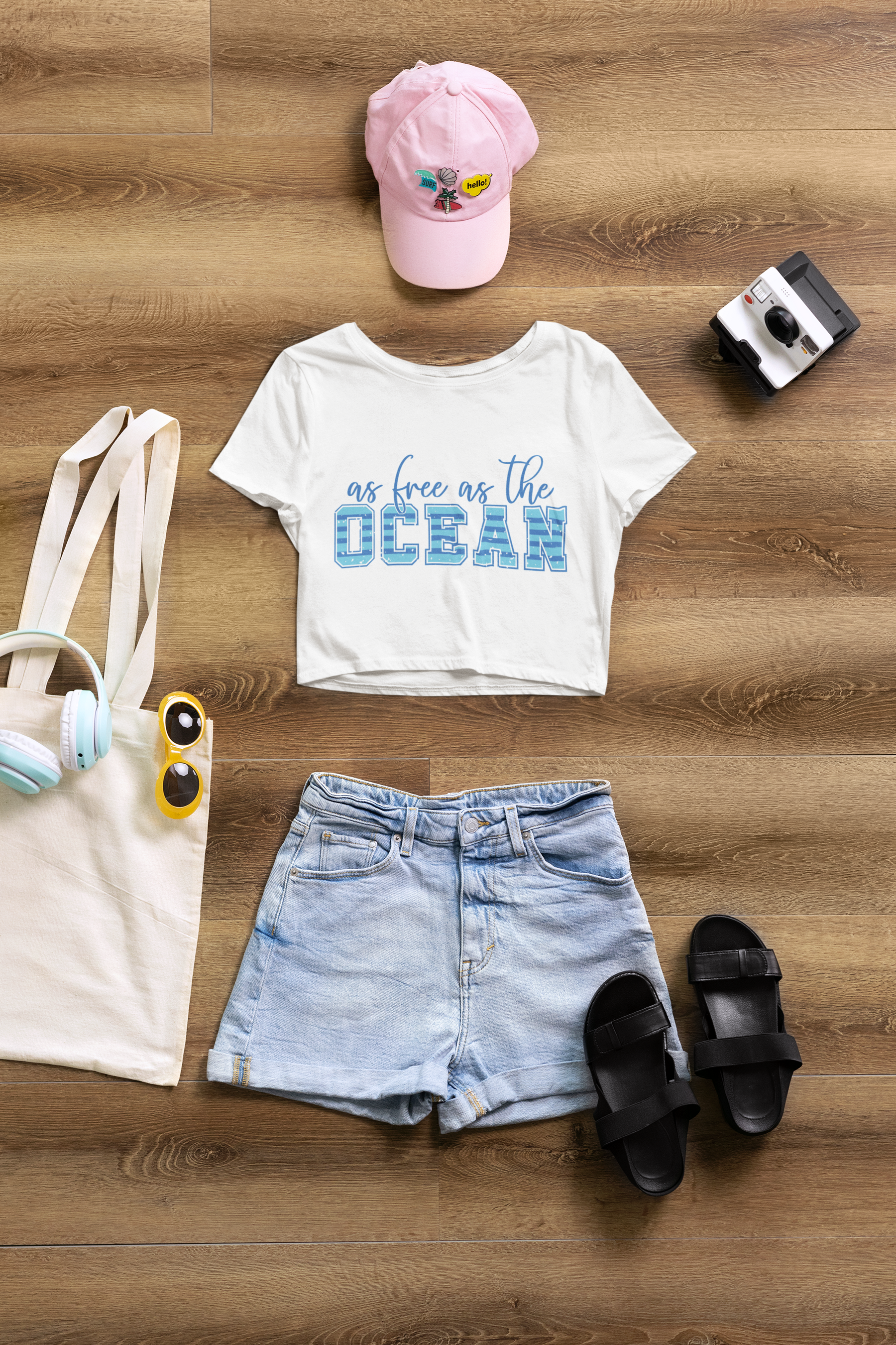 🌊 As Free As the Ocean DTF Transfer FT267