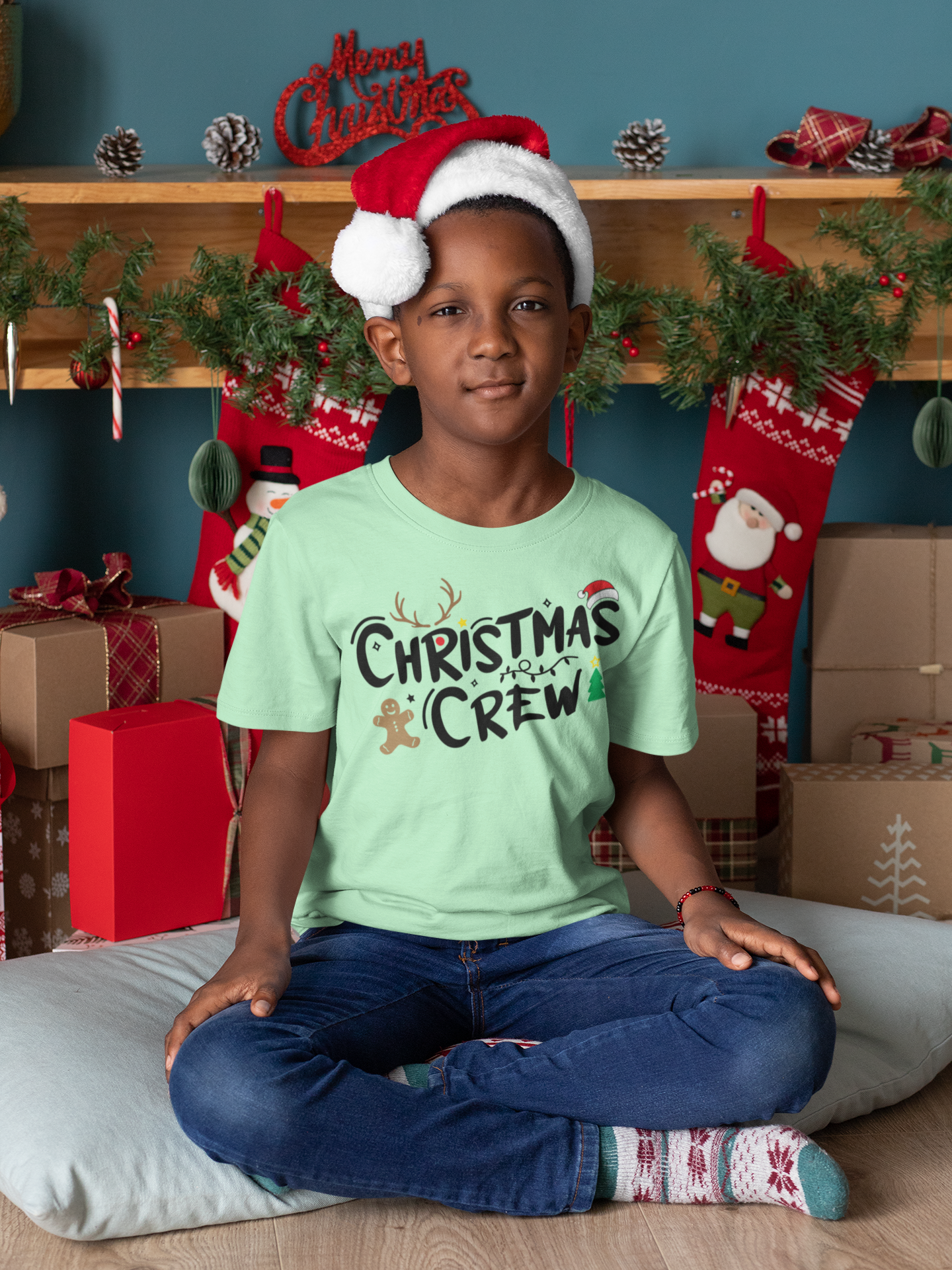 🎄 Christmas Crew Matching DTF Transfer | DTF Transfer Canada | Holiday Design FT166