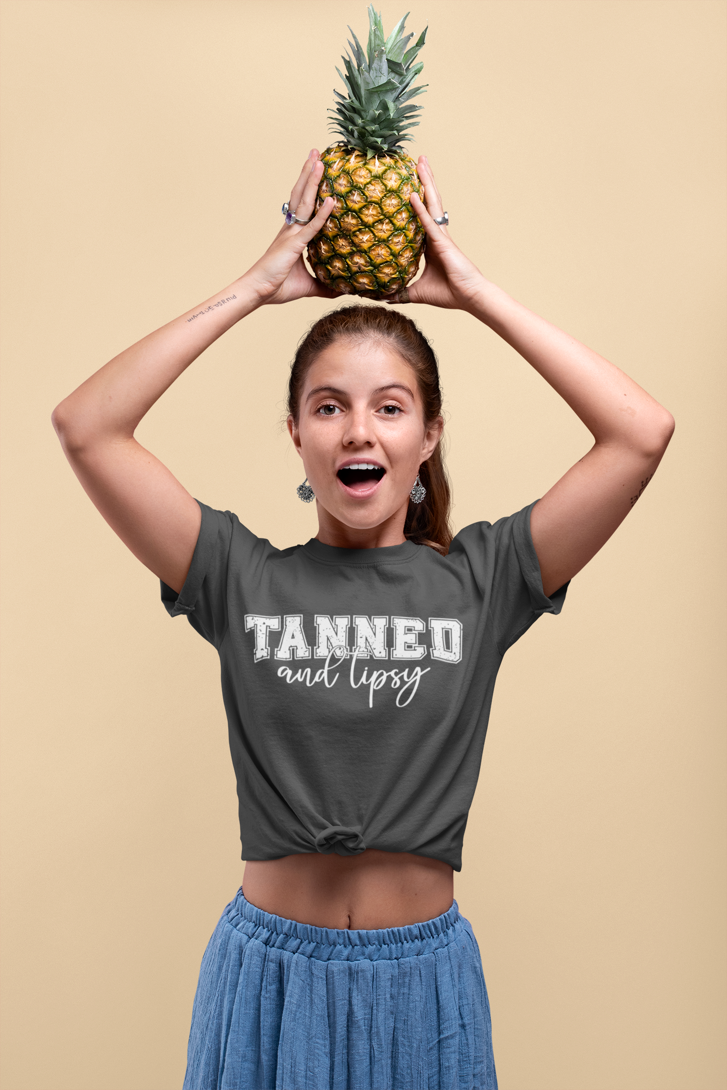 💋 Tanned & Lipsy DTF Transfer FT245