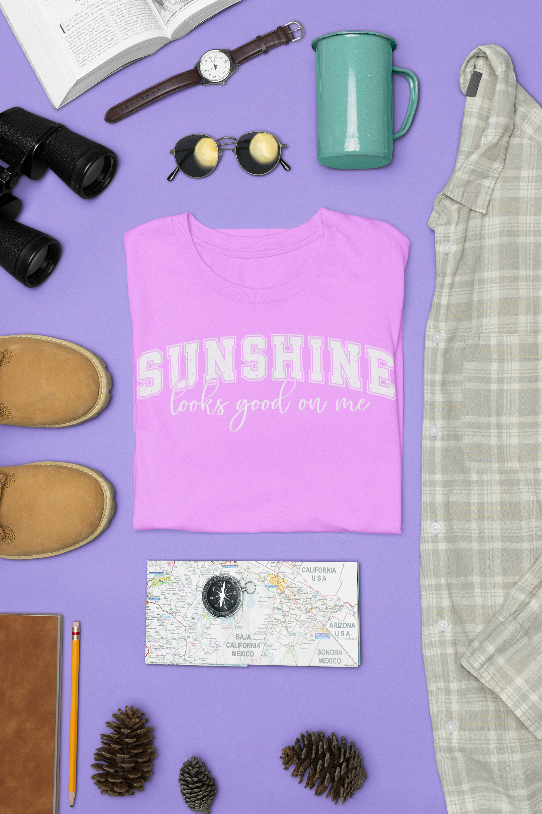 ☀️ Sunshine Looks Good On Me DTF Transfer FT263