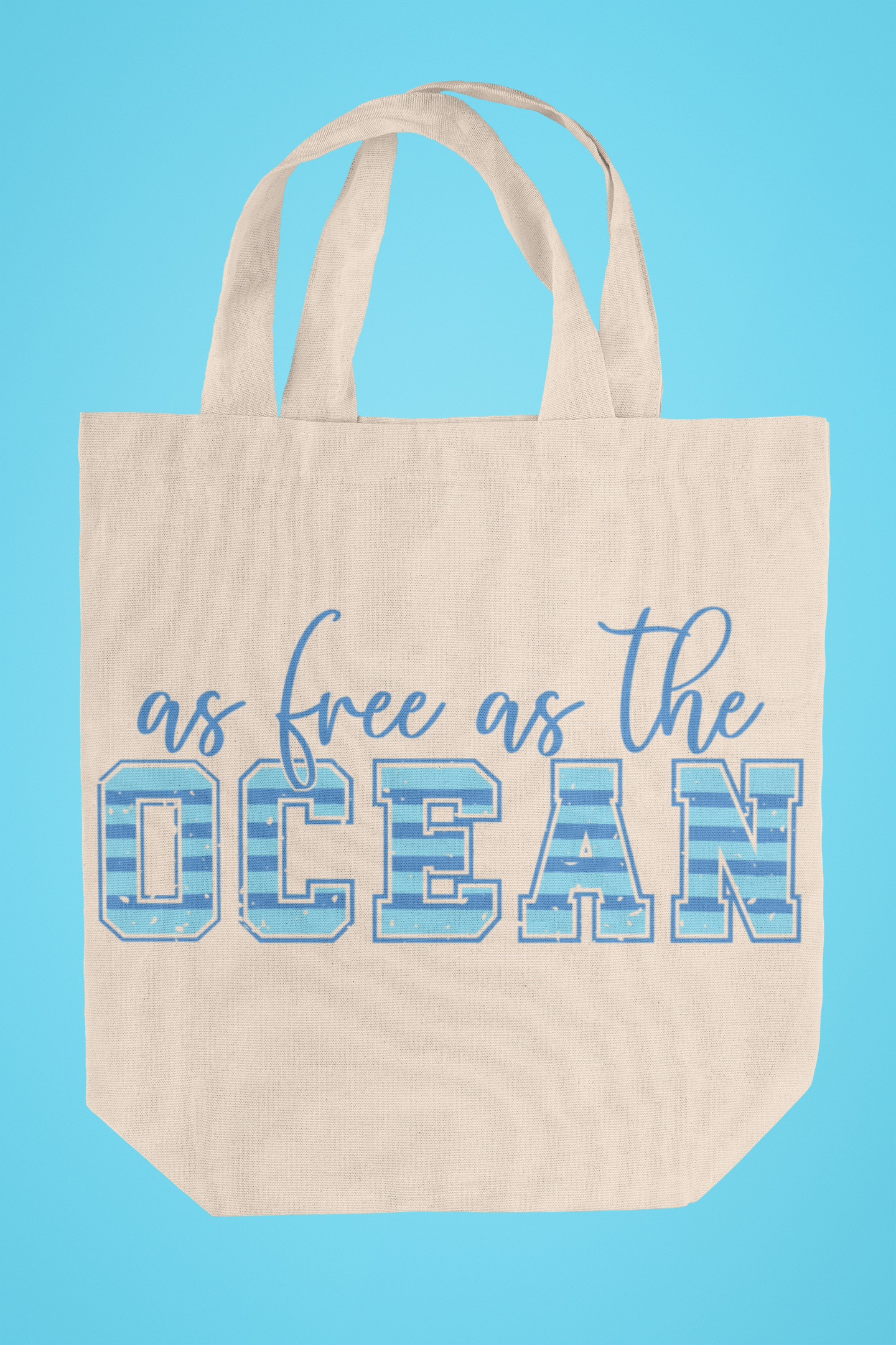 🌊 As Free As the Ocean DTF Transfer FT267