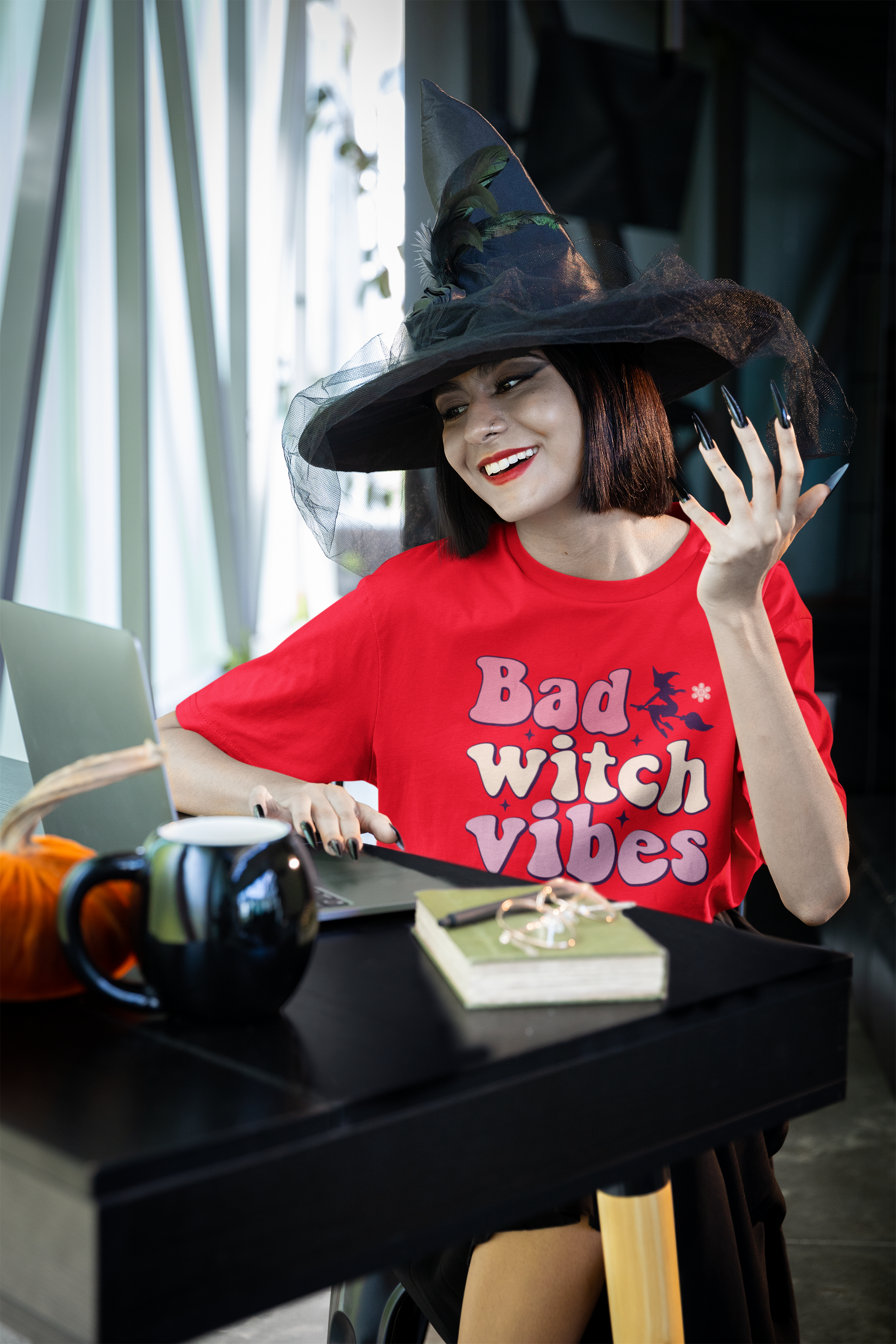 🎃 Bad Witch Vibes DTF Transfer FT164