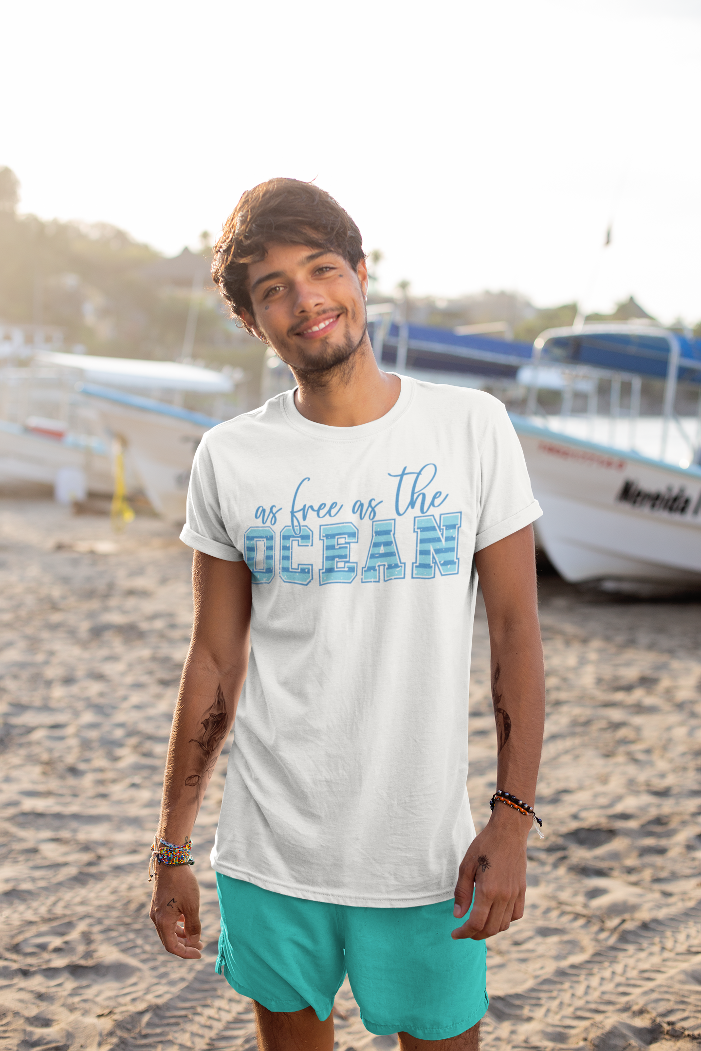 🌊 As Free As the Ocean DTF Transfer FT267