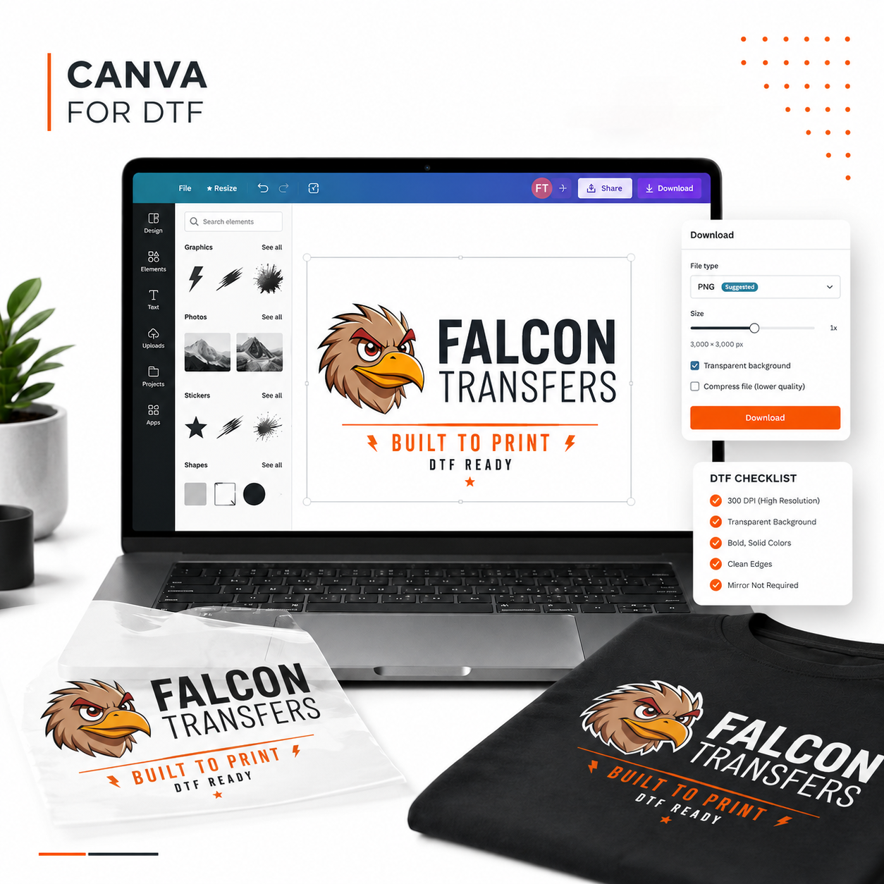 How to Use Canva for Your DTF Print Orders