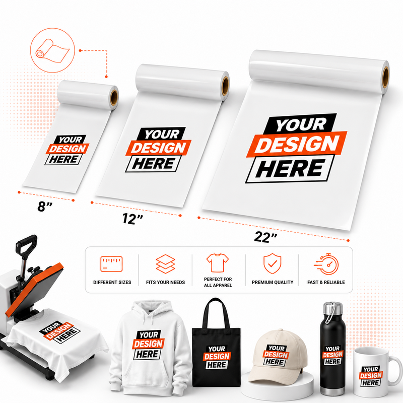 DTF Transfers By Size - Upload Your Design