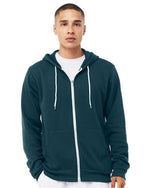 BELLA + CANVAS 3739 - Unisex Sponge Fleece Full-Zip Hoodie Sweatshirt