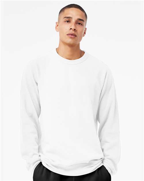 BELLA + CANVAS 3901 - Unisex Sponge Fleece Raglan Crewneck Sweatshirt
