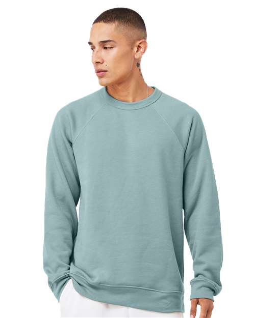 BELLA + CANVAS 3901 - Unisex Sponge Fleece Raglan Crewneck Sweatshirt