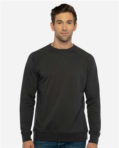 Sweat-shirt ras du cou raglan Laguna unisexe Next Level