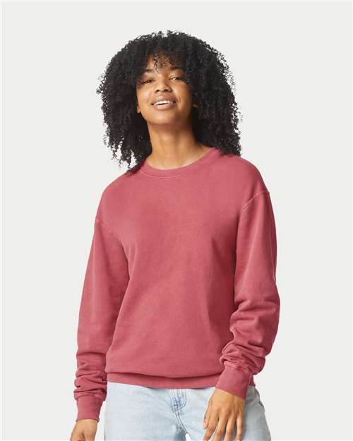 Comfort Colors 1466 - Sweat-shirt col rond en molleton léger teint sur apprêt unisexe