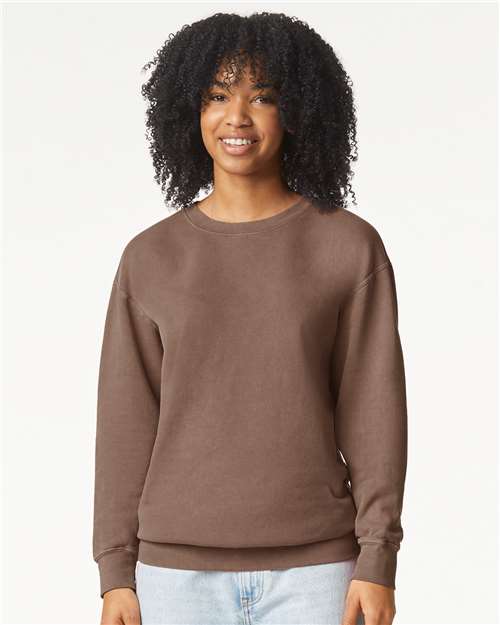 Comfort Colors 1466 - Sweat-shirt col rond en molleton léger teint sur apprêt unisexe