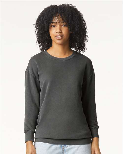 Comfort Colors 1466 - Sweat-shirt col rond en molleton léger teint sur apprêt unisexe