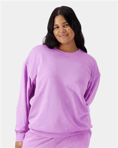 Comfort Colors 1466 - Sweat-shirt col rond en molleton léger teint sur apprêt unisexe
