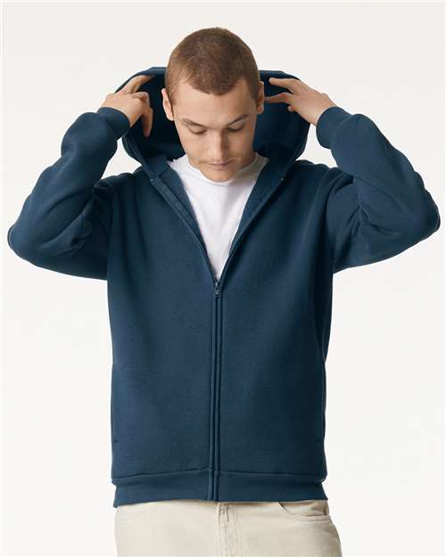 American Apparel Unisex ReFlex Fleece Full-Zip Hoodie Sweatshirt