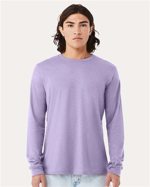 BELLA + CANVAS 3501CVC - Heather CVC Long Sleeve Tee
