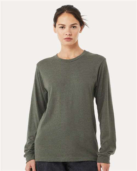 BELLA + CANVAS 3501CVC - Heather CVC Long Sleeve Tee