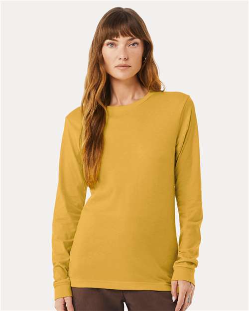 BELLA + CANVAS 3501CVC - Heather CVC Long Sleeve Tee