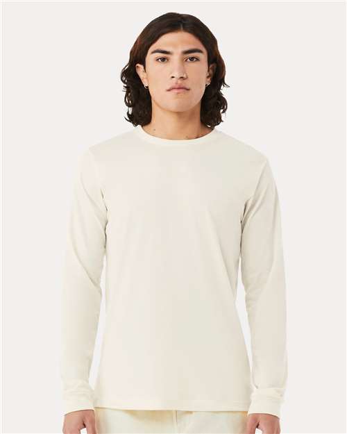 BELLA + CANVAS 3501CVC - Heather CVC Long Sleeve Tee