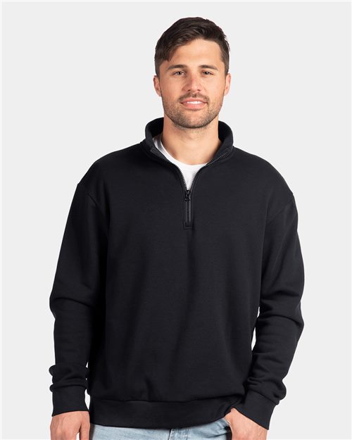 Molleton unisexe à quart de zip Next Level