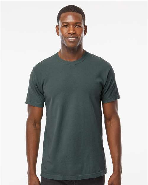 M&O 6500M - T-shirt unisexe teint sur pièce vintage