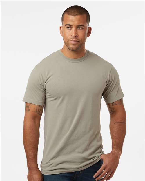 M&O 6500M - T-shirt unisexe teint sur pièce vintage