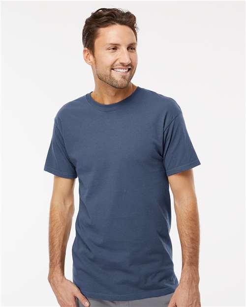 M&O 4800 - T-shirt doux au toucher pour hommes, couleur or