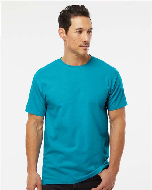 M&O 4800 - T-shirt doux au toucher pour hommes, couleur or