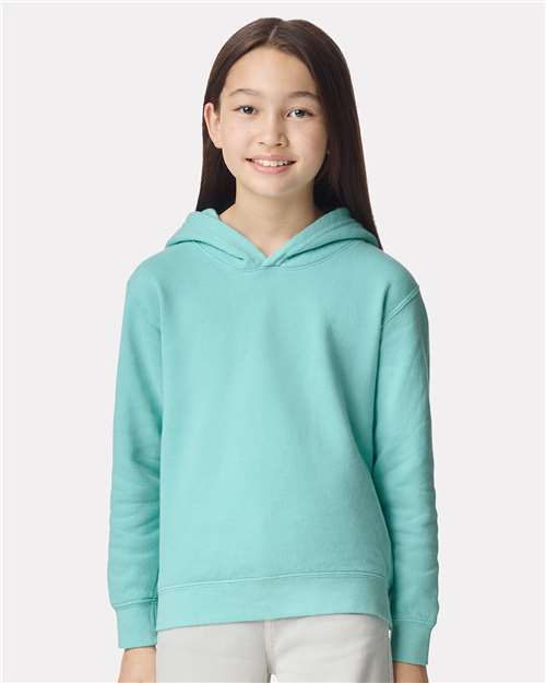 Comfort Colors 1467Y - Sweat-shirt à capuche léger en molleton teint sur pièce pour enfant