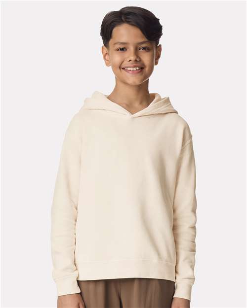 Comfort Colors 1467Y - Sweat-shirt à capuche léger en molleton teint sur pièce pour enfant