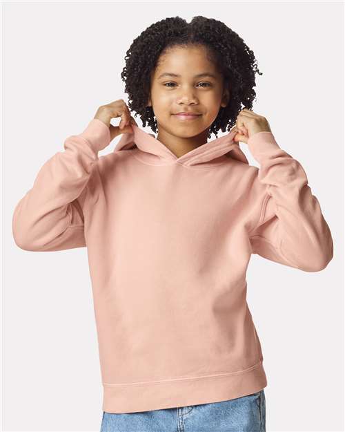 Comfort Colors 1467Y - Sweat-shirt à capuche léger en molleton teint sur pièce pour enfant