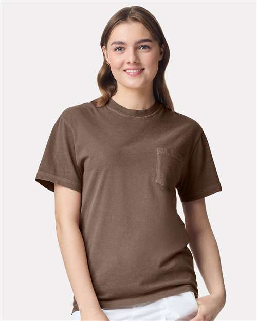 Comfort Colors 6030 - Unisex Garment-Dyed Heavyweight Pocket T-Shirt