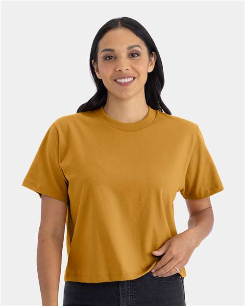 T-shirt ample femme Next Level en tissu épais