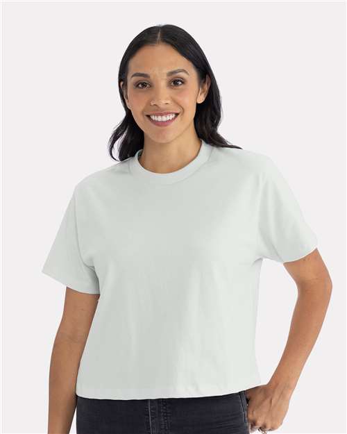 T-shirt ample femme Next Level en tissu épais