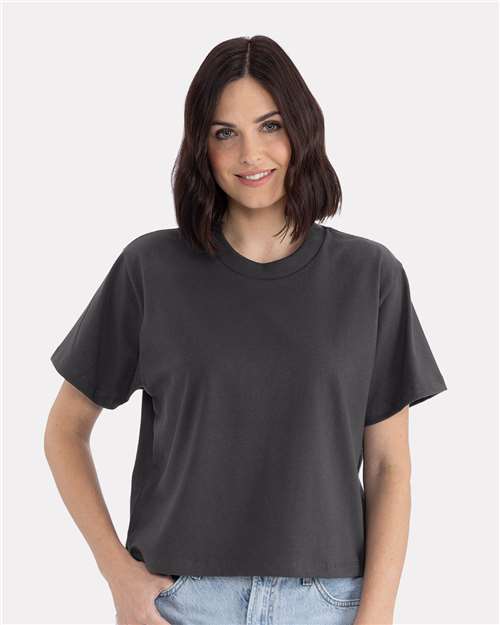T-shirt ample femme Next Level en tissu épais