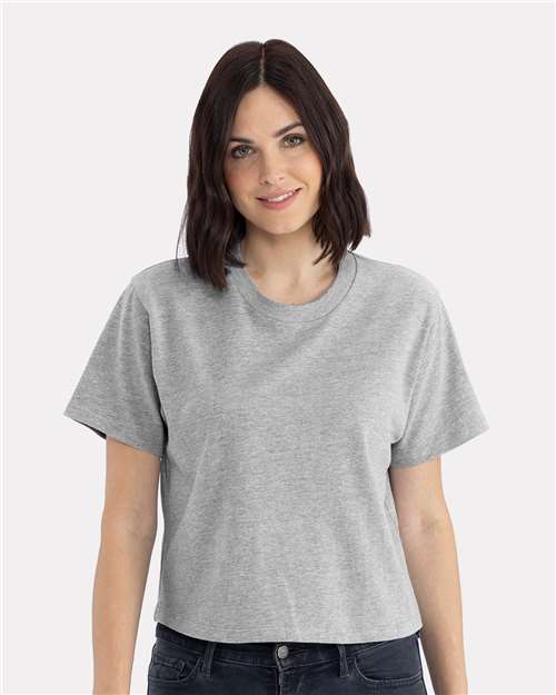 T-shirt ample femme Next Level en tissu épais