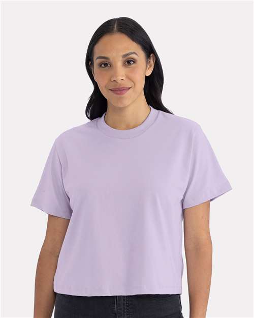 T-shirt ample femme Next Level en tissu épais