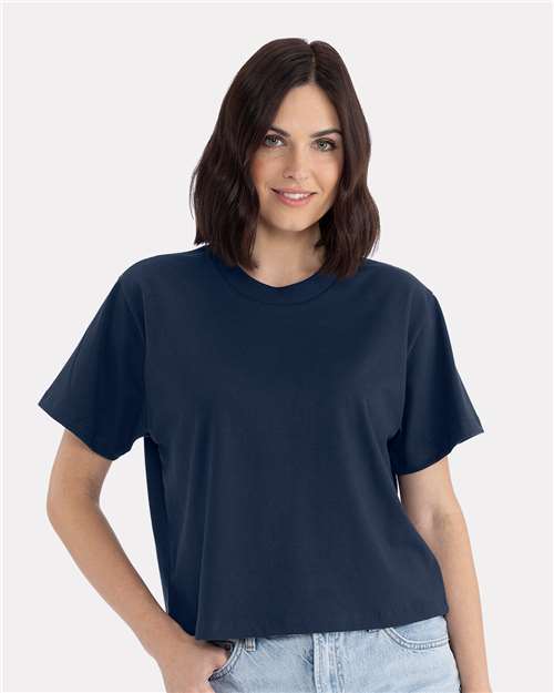 T-shirt ample femme Next Level en tissu épais