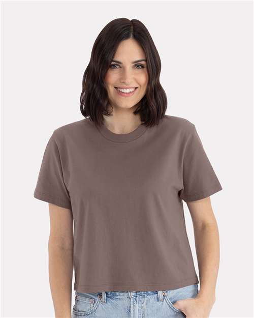 T-shirt ample femme Next Level en tissu épais