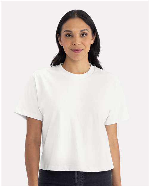 T-shirt ample femme Next Level en tissu épais