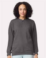 Gildan SF008 - Unisex Softstyle® Midweight 1/4 Zip Sweatshirt