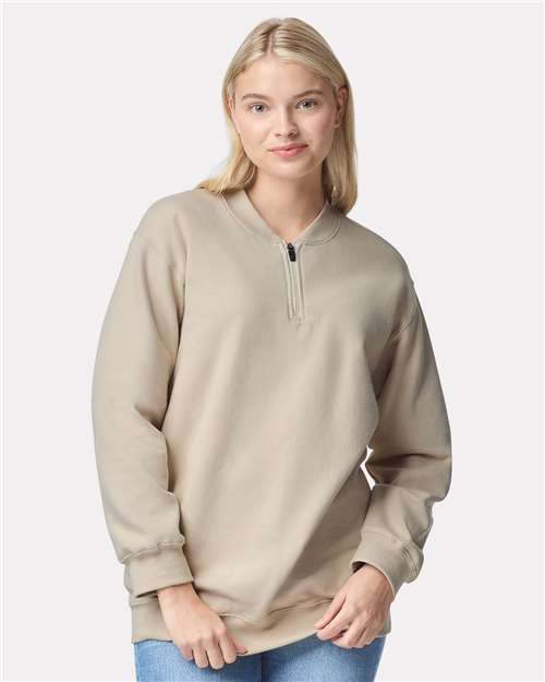 Gildan SF008 - Unisex Softstyle® Midweight 1/4 Zip Sweatshirt