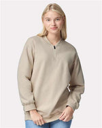 Gildan SF008 - Unisex Softstyle® Midweight 1/4 Zip Sweatshirt