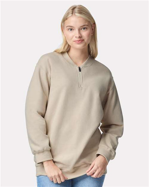 Gildan SF008 - Unisex Softstyle® Midweight 1/4 Zip Sweatshirt