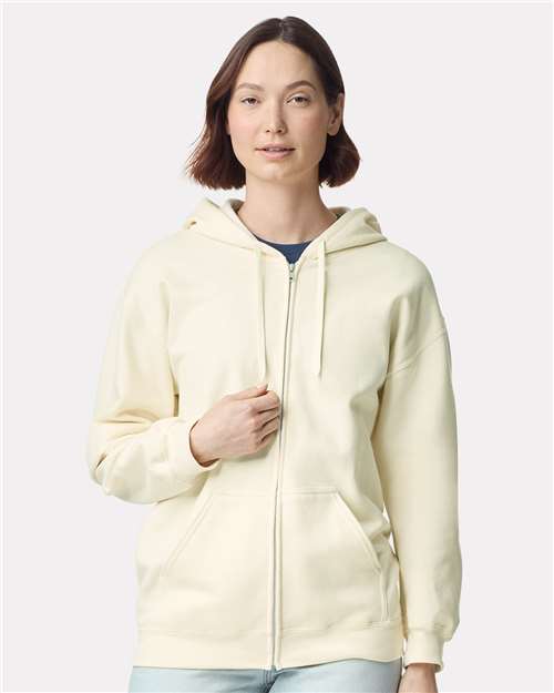 Gildan SF600 - Unisex Softstyle® Full-Zip Hooded Sweatshirt