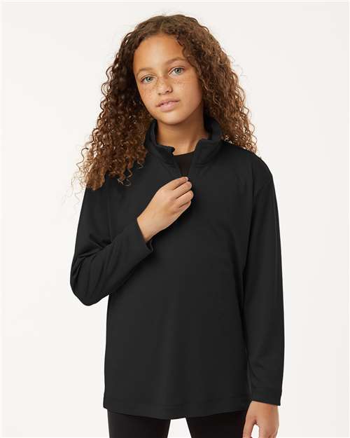 AllPro Youth Pro-Lock Performance Quarter-Zip Pullover