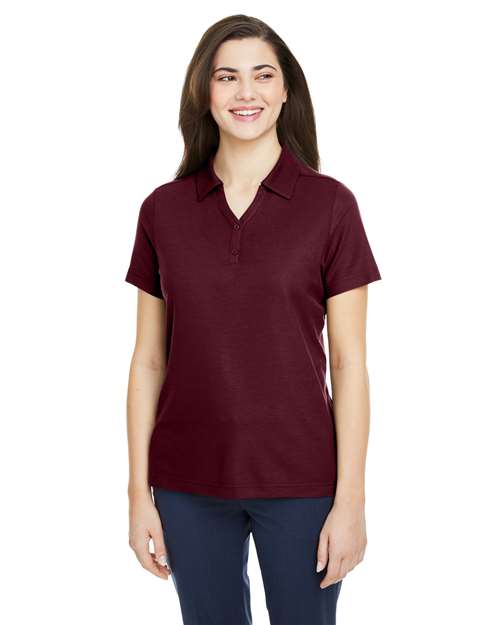 Polo en piqué ChromaSoft™ Fusion CORE365 pour femme