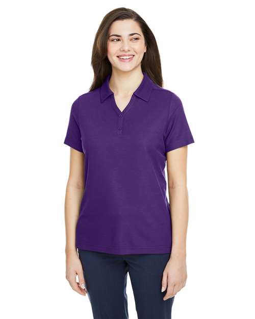 Polo en piqué ChromaSoft™ Fusion CORE365 pour femme